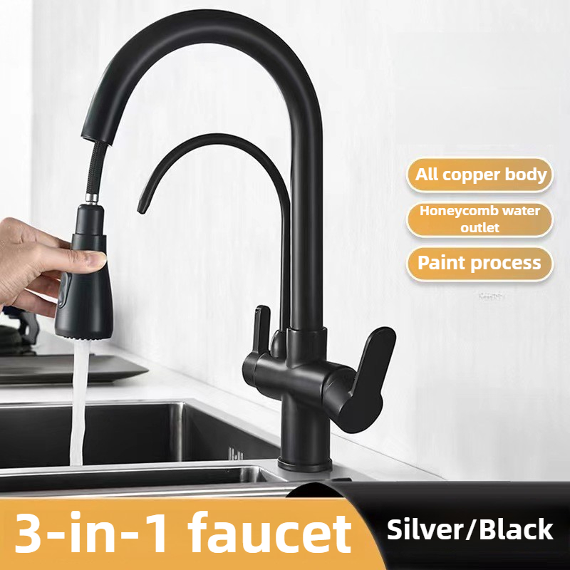 Commercial Kitchen Utensils - Commercial Kitchen Faucet with Dual Function