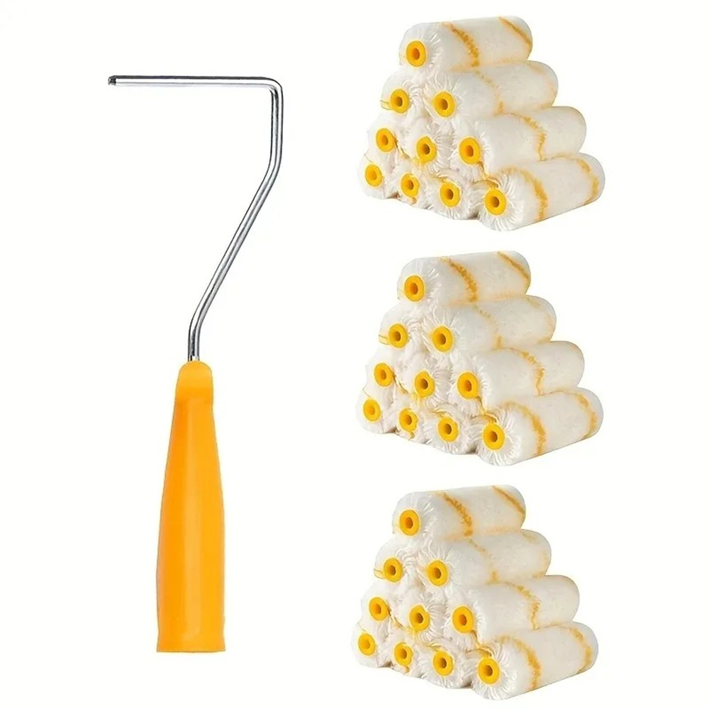 Commercial Kitchen Supplies - 11pcs Paint Roller Brush Kit Wall