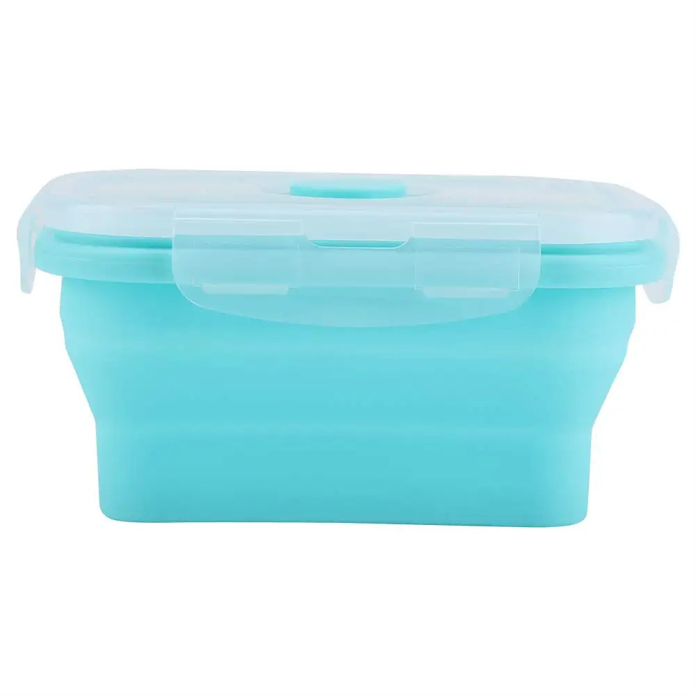 Commercial Kitchen Utensil Organizer - 4 Sizes Collapsible Silicone Food Container