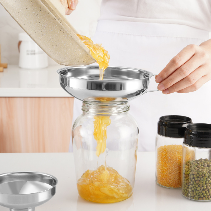 Commercial Kitchen Utensils - Stainless Steel Wide Mouth Funnel Canning