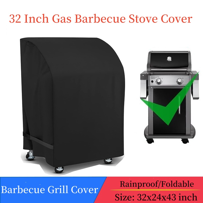 Commercial Kitchen Vent Hood - 32 inch Gas Barbecue Stove Cover