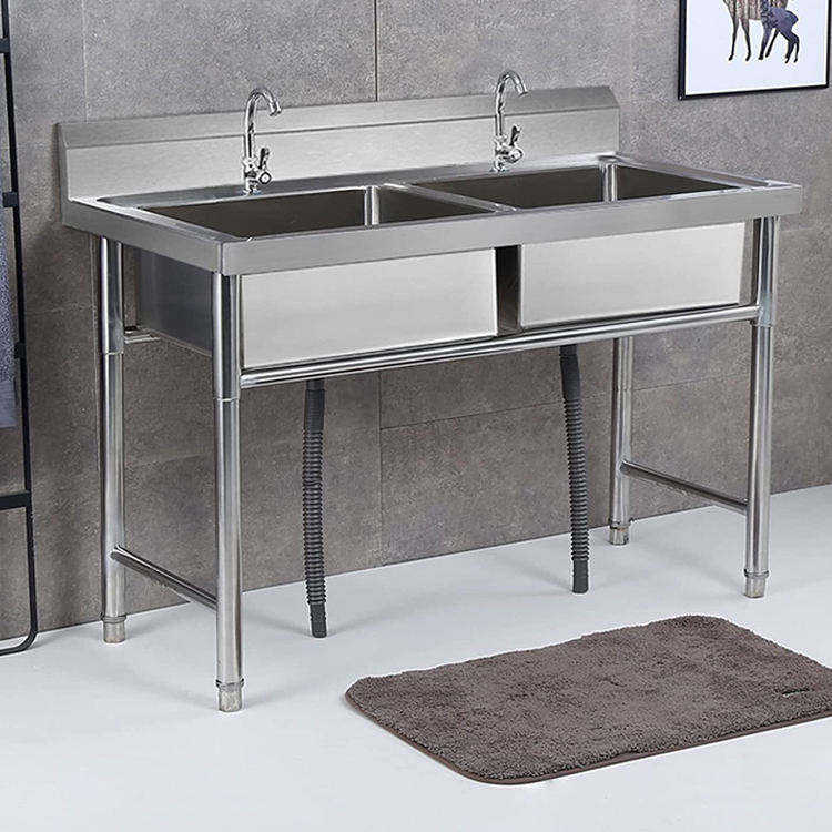 Singapore Hot Selling  Standar - Commercial Kitchen Double Sink 评论和价格