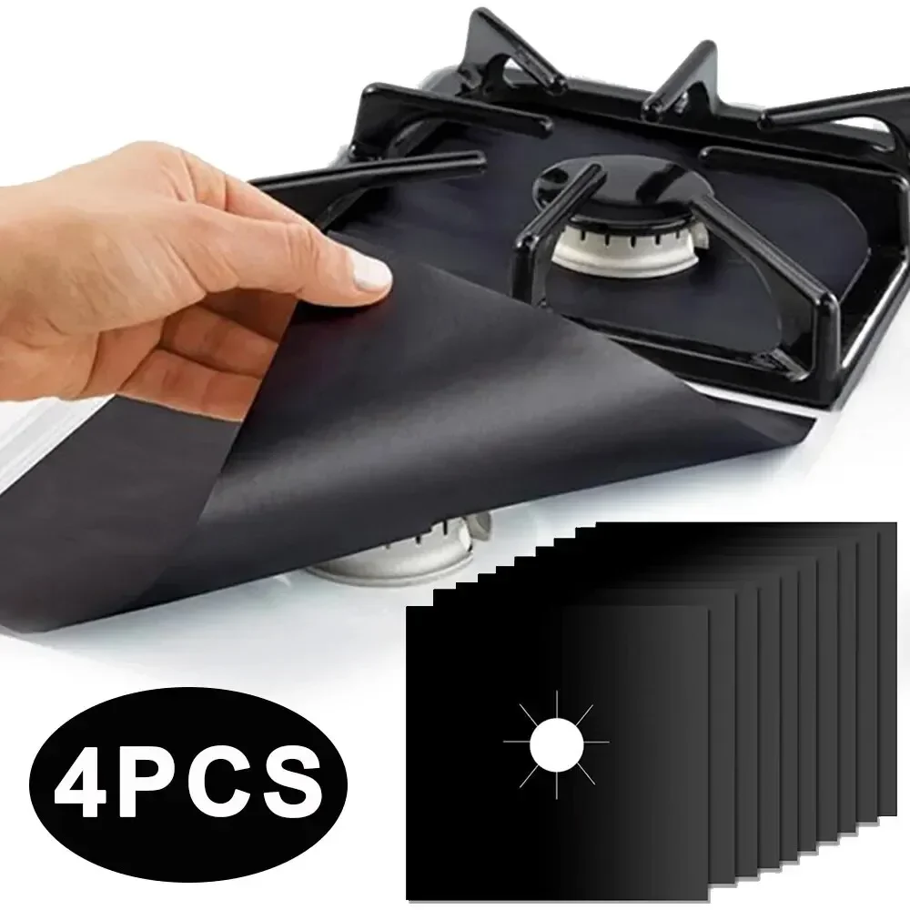 2/4 Pcs Gas Stove Protector Co - Commercial Kitchen Hood Installation 评论和价格