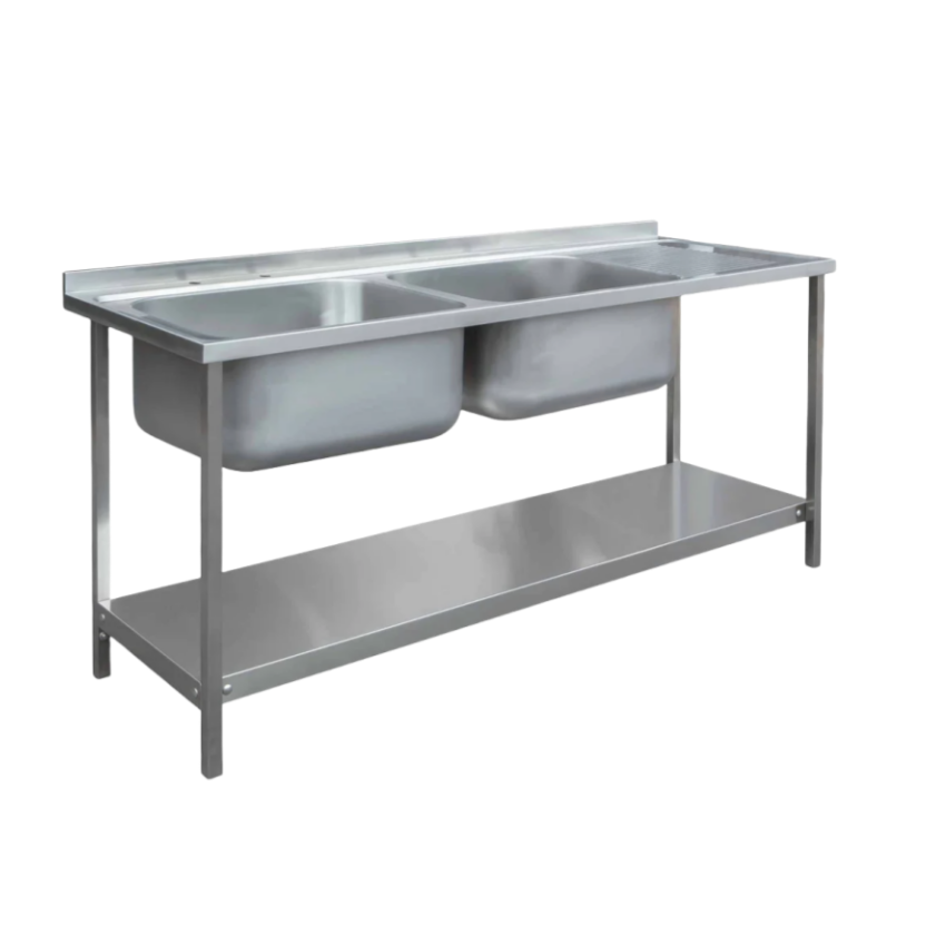 Commercial Restaurant Kitchen  - Commercial Kitchen Double Sink 评论和价格