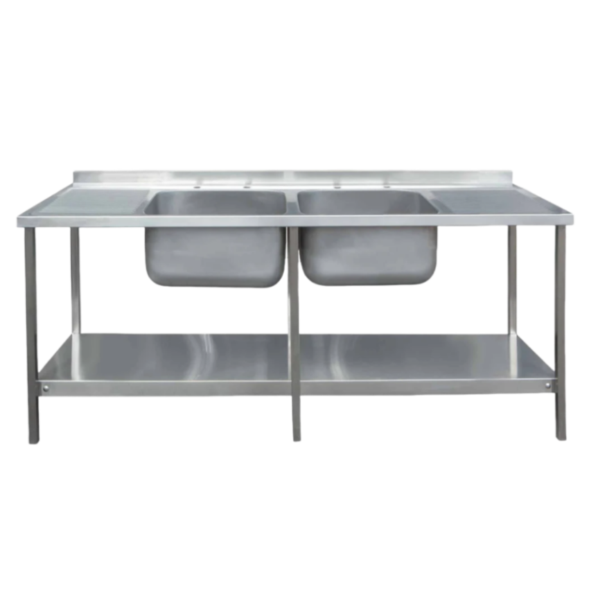 Commercial Restaurant Kitchen  - Commercial Kitchen Double Sink 评论和价格