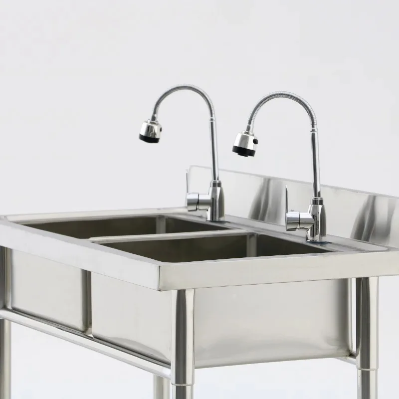Commercial Kitchen Equipment R - Commercial Kitchen Double Sink 评论和价格