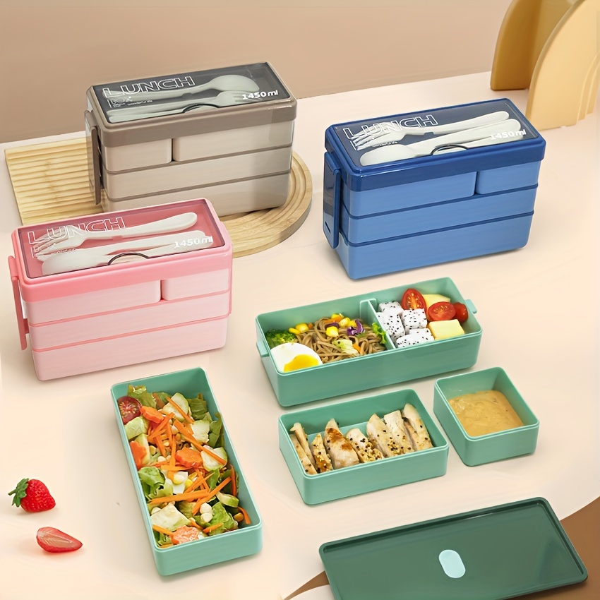 1450ML Bento Lunch Box Large C - Commercial Kitchen Utensil Organizer 评论和价格