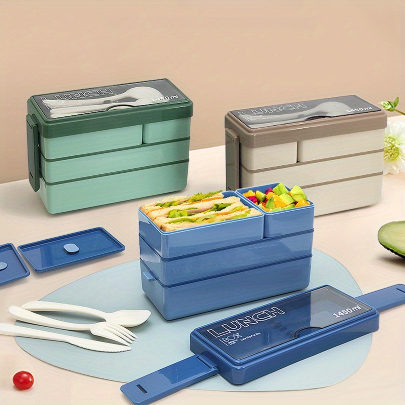 1450ML Bento Lunch Box Large C - Commercial Kitchen Utensil Organizer 评论和价格