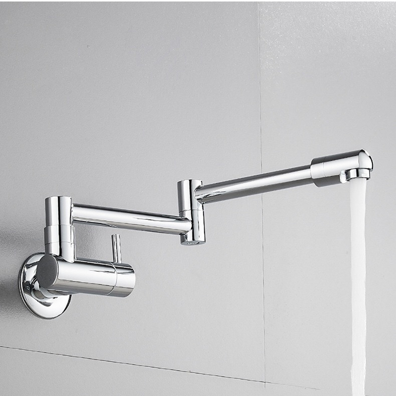 Silver Wall Mounted Pot Filler - Commercial Kitchen Utensils 评论和价格