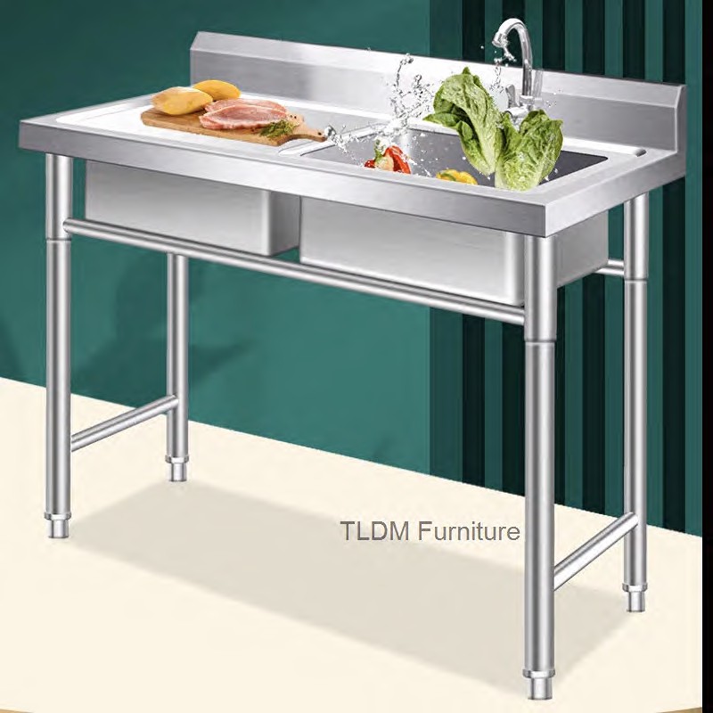 Outdoor Kitchen Sinks Commerci - Commercial Kitchen Double Sink 评论和价格