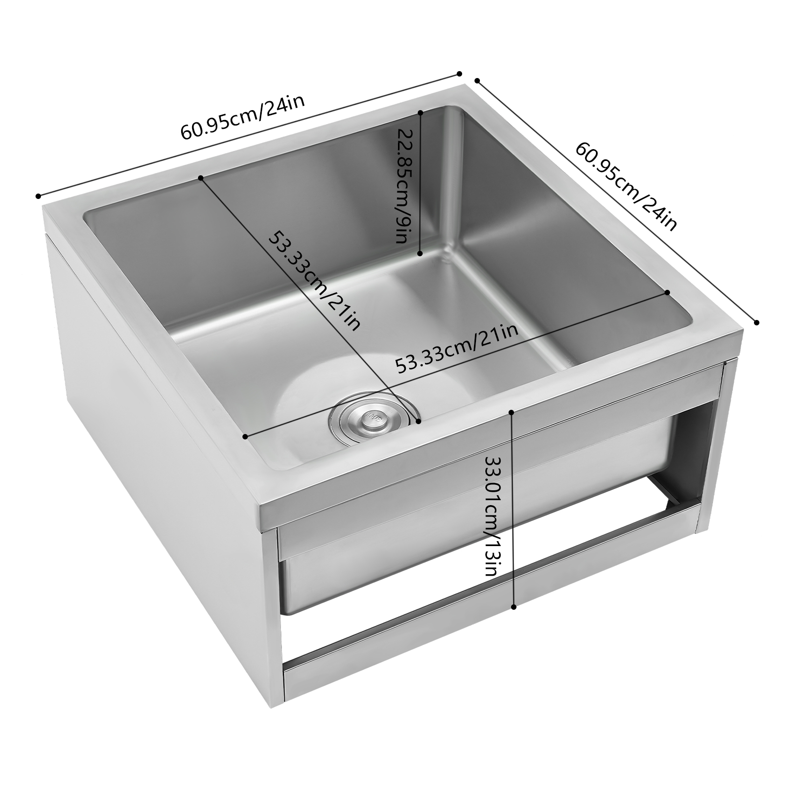 Stainless Steel Floor Mop Sink - Commercial Kitchen Deep Cleaning 评论和价格