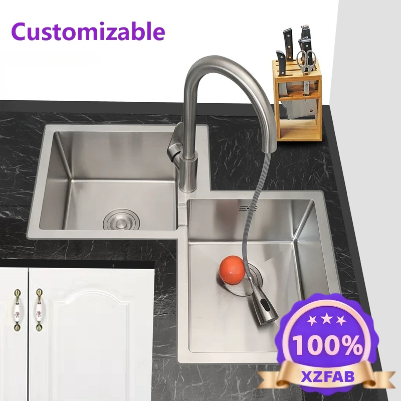 Factory Direct 2026 Long - las - Commercial Kitchen Double Sink 评论和价格