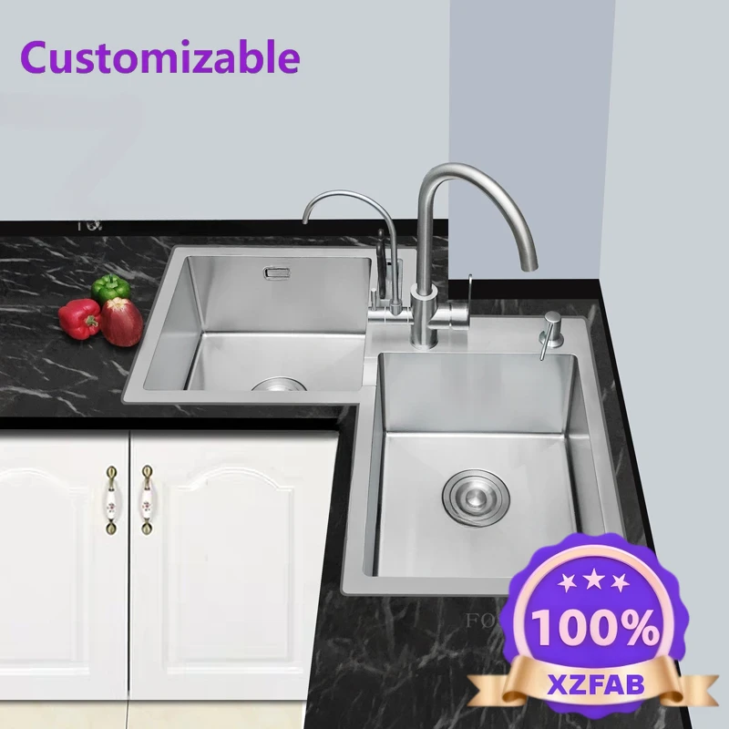 Factory Direct 2026 Long - las - Commercial Kitchen Double Sink 评论和价格