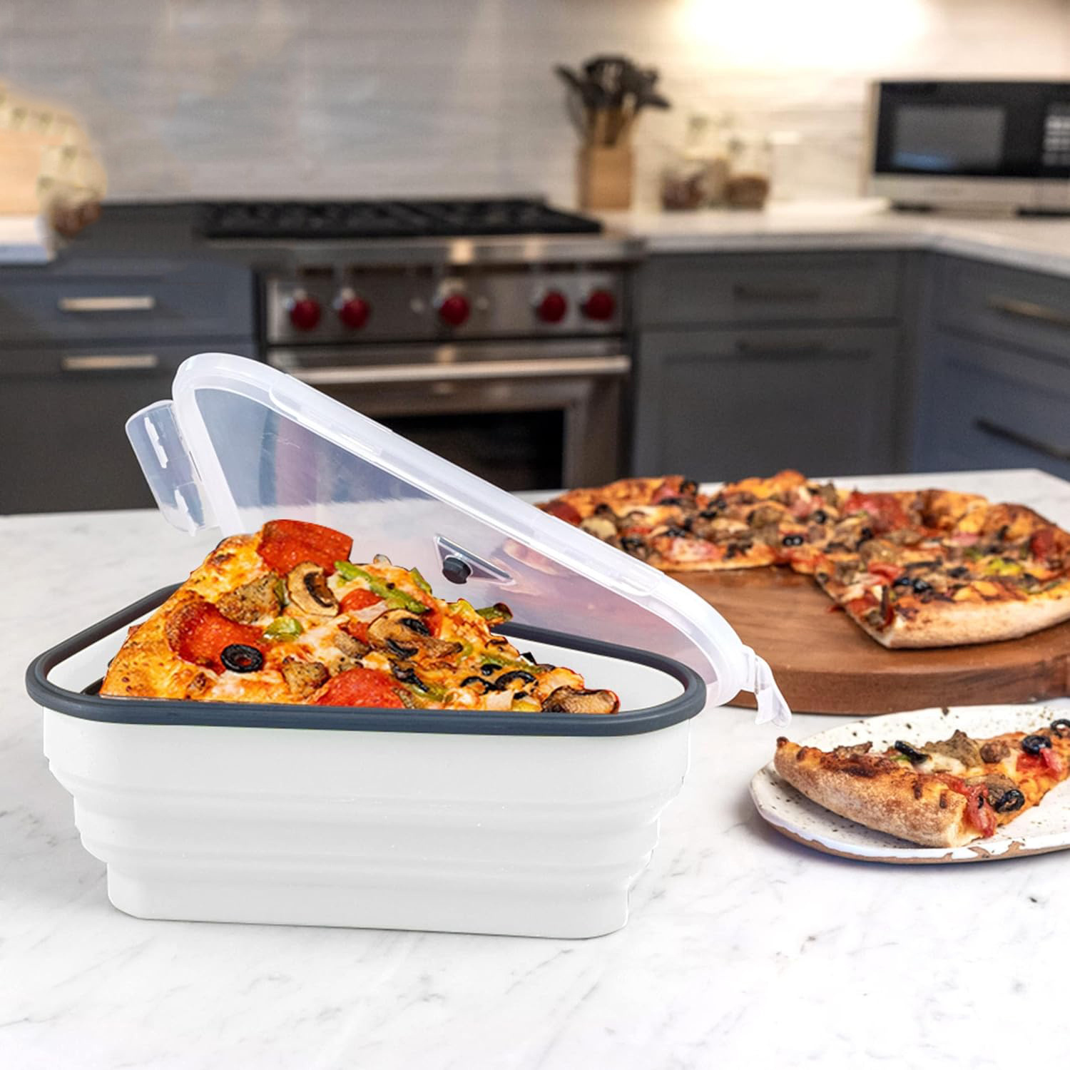 1pc Space-Saving Silicone Pizz - Pizza Conveyor Oven 评论和价格