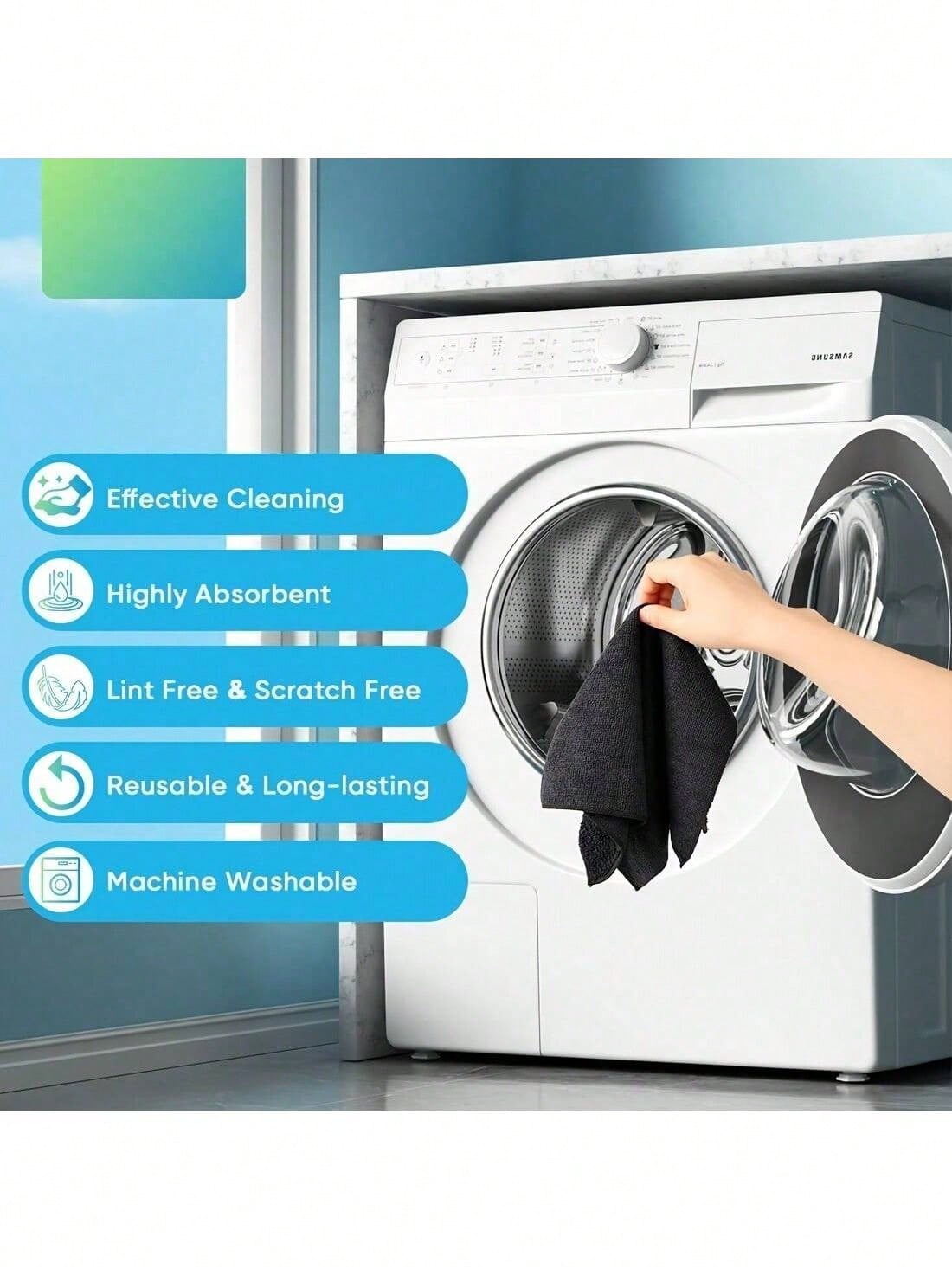 10pcs Kitchen Towel Set, Black - Commercial Kitchen Hood Installation 评论和价格