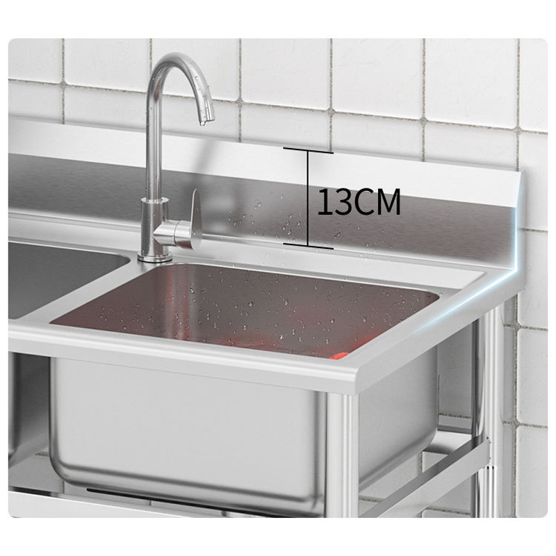 2026-stainless steel pool kitc - Commercial Kitchen Double Sink 评论和价格