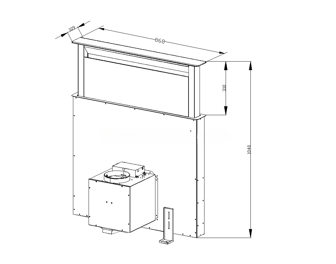 90cm Ultra-Thin Slide-Out Down - Commercial Kitchen Hood Installation 评论和价格