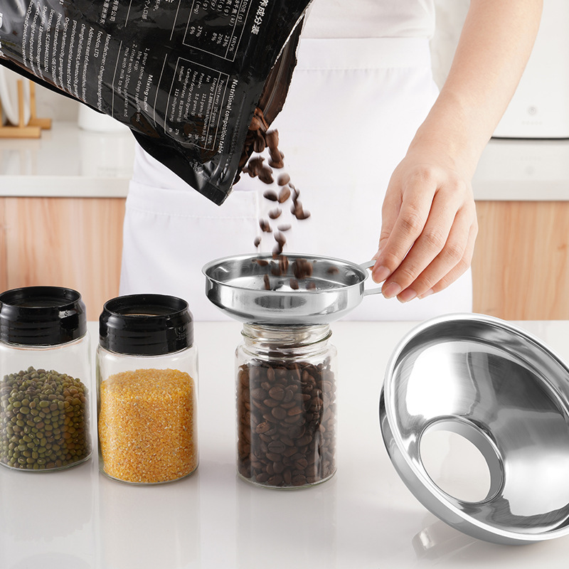 Stainless Steel Wide Mouth Fun - Commercial Kitchen Utensils 评论和价格