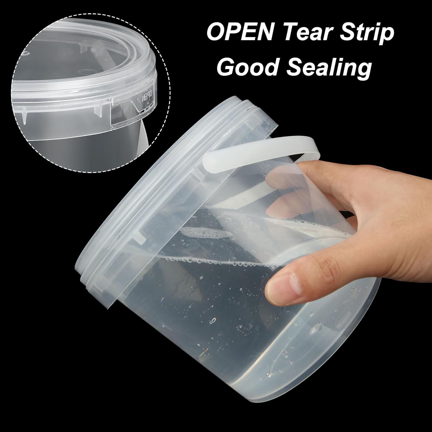 Plastic Round Sealable Storage - Commercial Kitchen Utensil Organizer 评论和价格