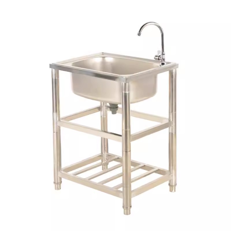 82*48*80cm double Stainless st - Commercial Kitchen Double Sink 评论和价格
