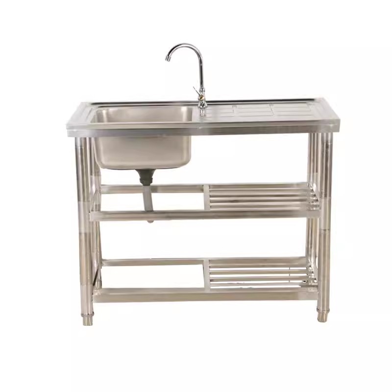 82*48*80cm double Stainless st - Commercial Kitchen Double Sink 评论和价格