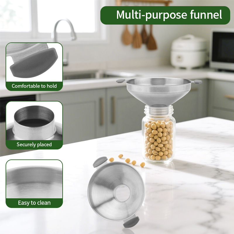 Stainless Steel Canning Funnel - Commercial Kitchen Utensils 评论和价格