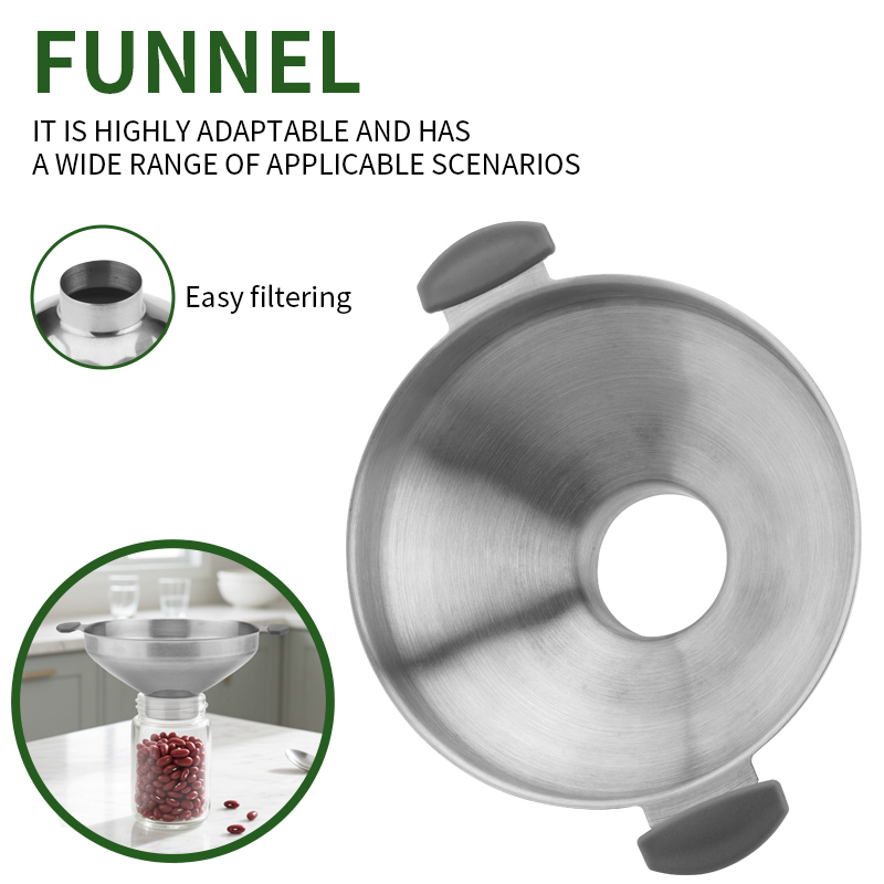 Stainless Steel Canning Funnel - Commercial Kitchen Utensils 评论和价格