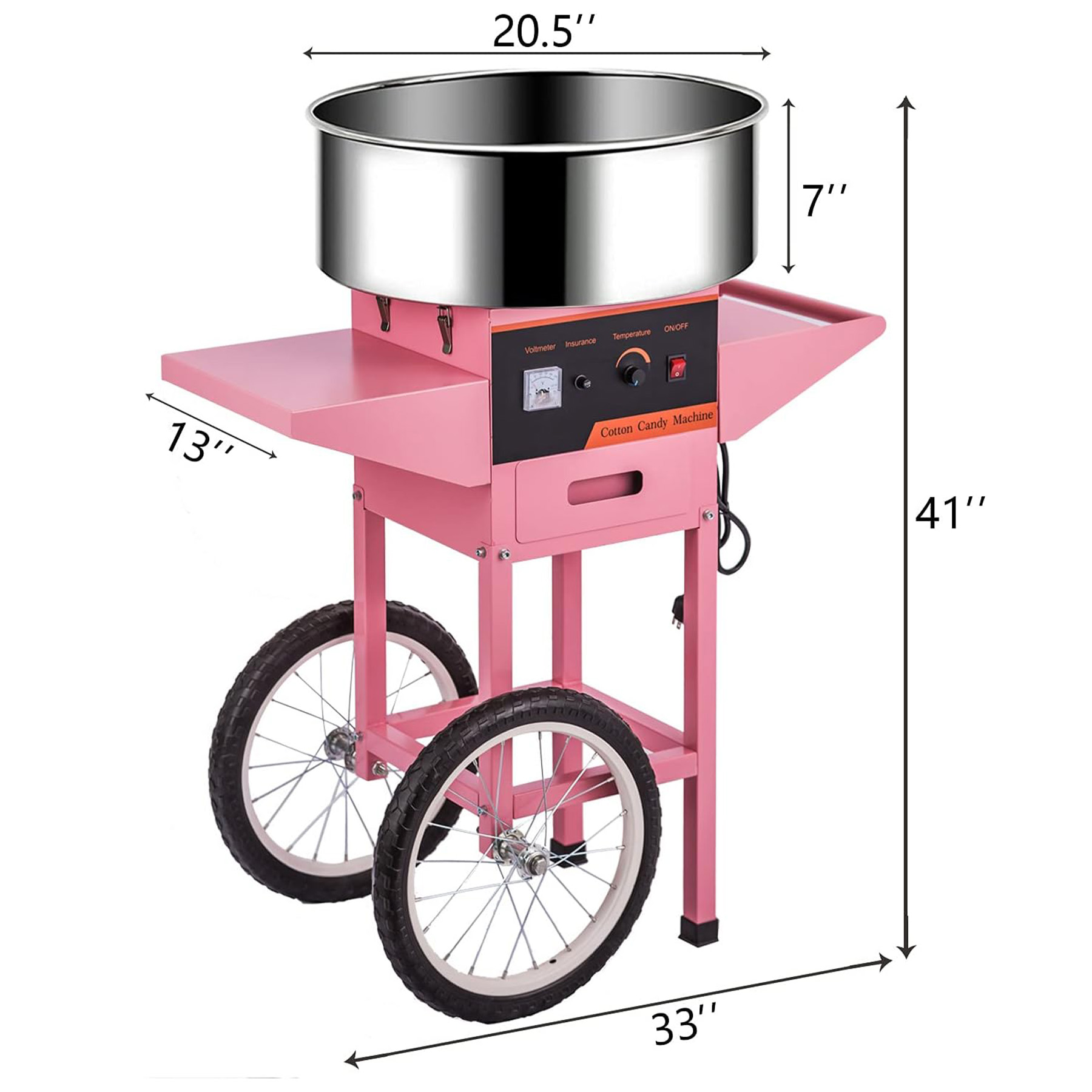 Commercial Pink Cotton Candy M - Candy Floss Machine Commercial 评论和价格