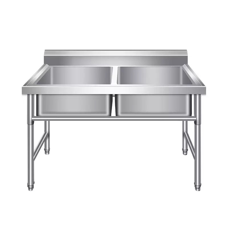 Commercial Kitchen Stainless S - Commercial Kitchen Double Sink 评论和价格