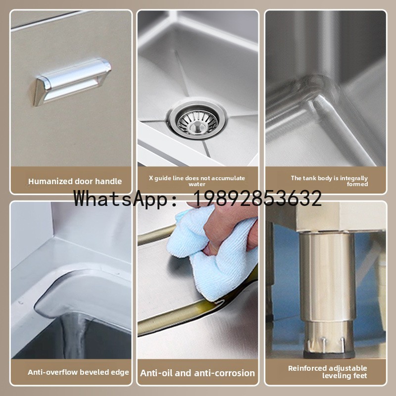 CZ Modern Minimalist 304 Stain - Commercial Kitchen Double Sink 评论和价格