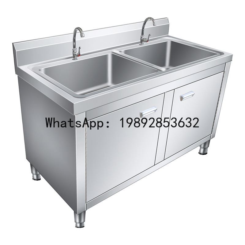 CZ Modern Minimalist 304 Stain - Commercial Kitchen Double Sink 评论和价格