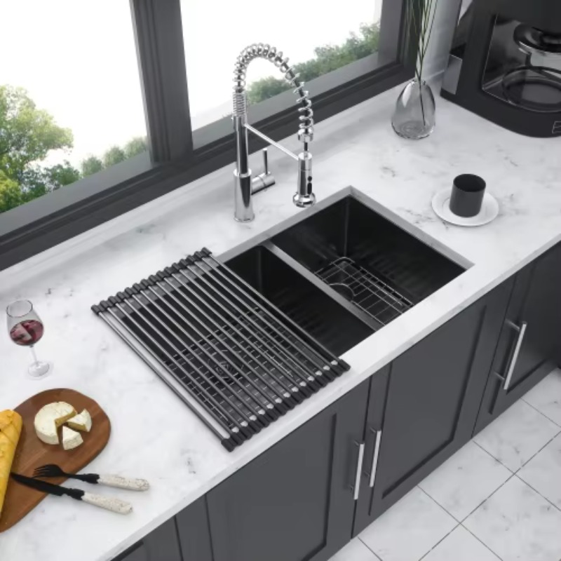 ATV Modern Large Double Bowl K - Commercial Kitchen Double Sink 评论和价格