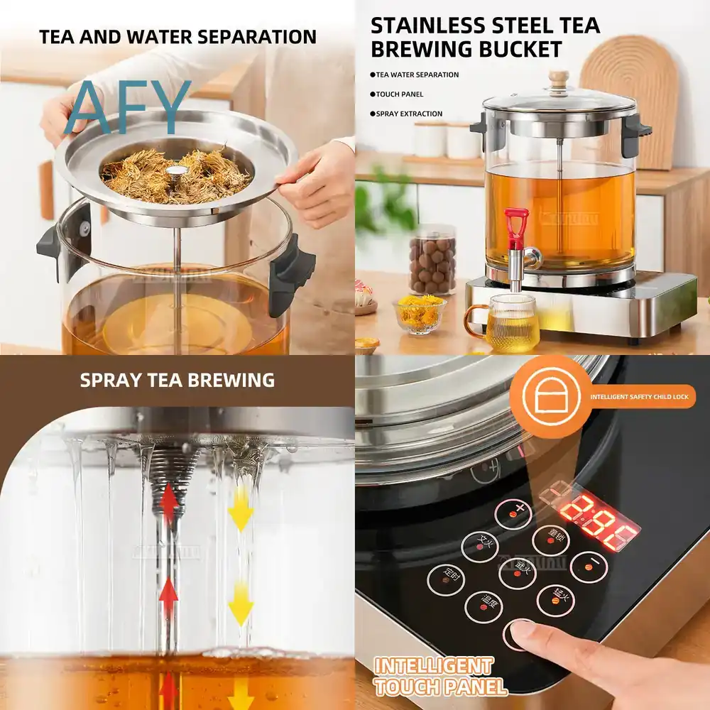Restaurant Tea Maker for Stain - Commercial Kitchen Kettle 评论和价格