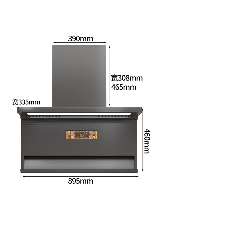 Range hood top side double suc - Commercial Kitchen Vent Hood 评论和价格