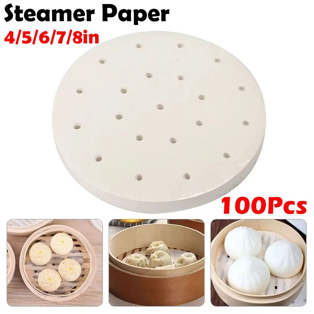 100Pcs Steamed Paper Steamed B - Commercial Kitchen Supplies 评论和价格
